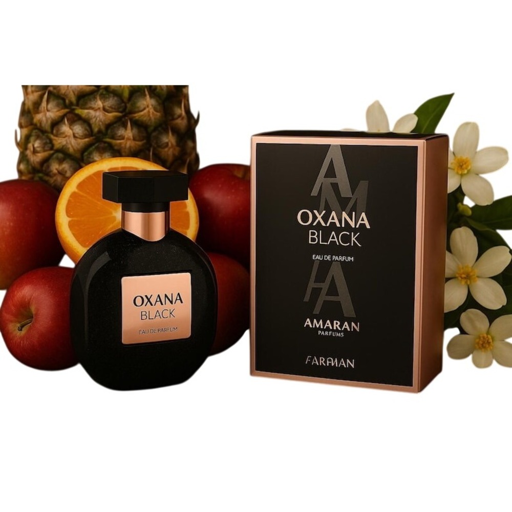 Oxana Black Amaran Eau de Parfum 100ml | 3.4FL OZ Women's Fragrance Perfume